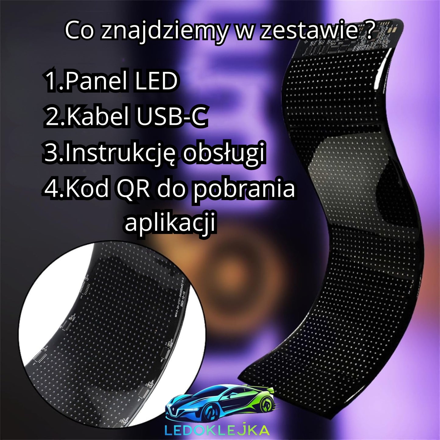 Panel LED (Ledowe Oczy)